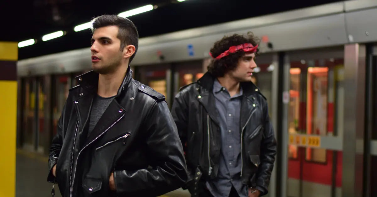 Leather Bomber Jacket