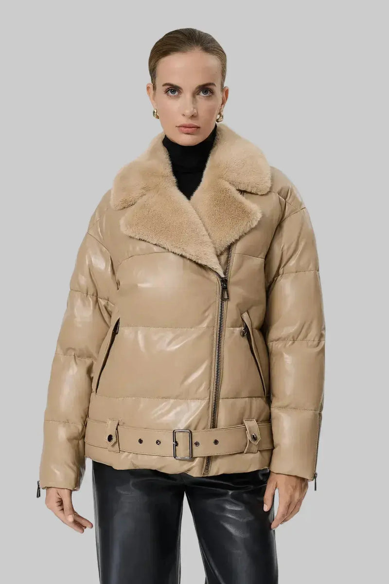 Luxury Puffer Jacket | Premium Leather Jacket | LeatherTexeu leathertex