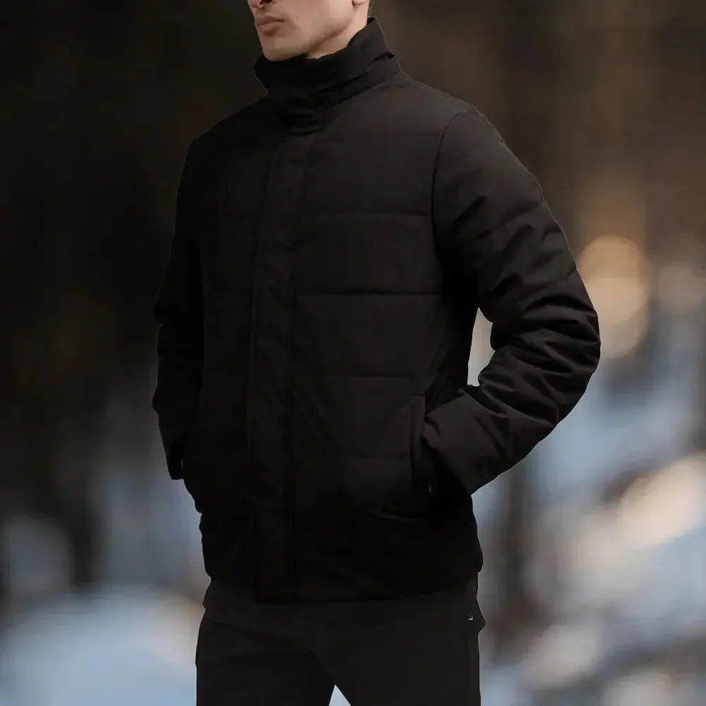 Puffer-Jackets leathertex