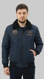 Chicago Denim Jacket leathertex