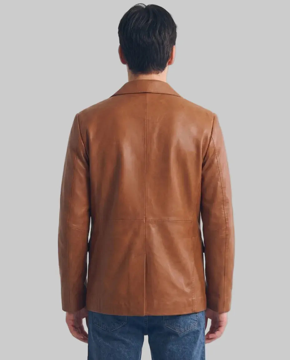 Leather Blazer leathertex
