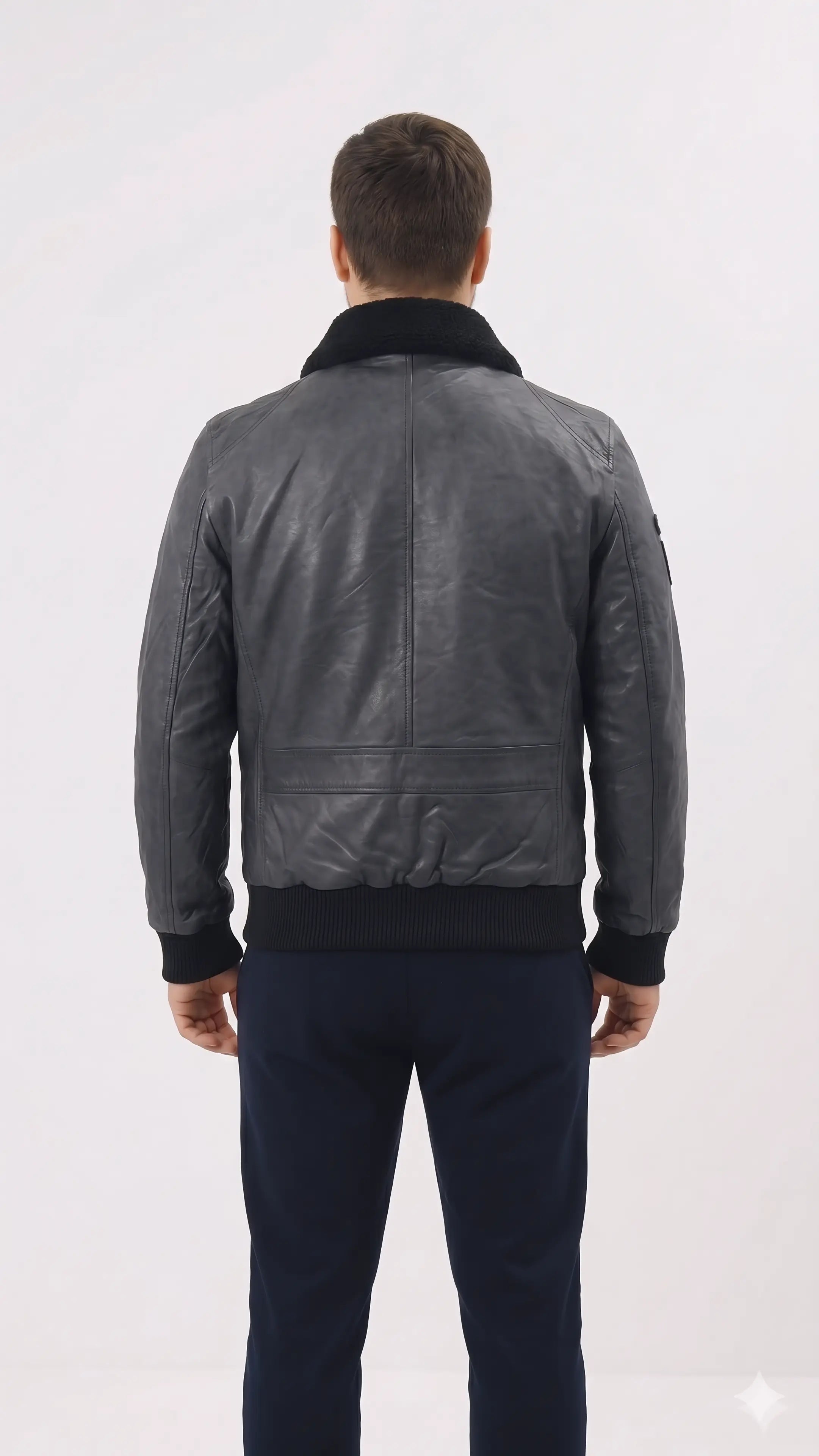 Chicago Antra Grey Jacket leathertex