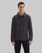 Suede Shirt-Style Jacket leathertex