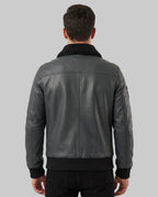 Men's flight jacket Chicago leathertex