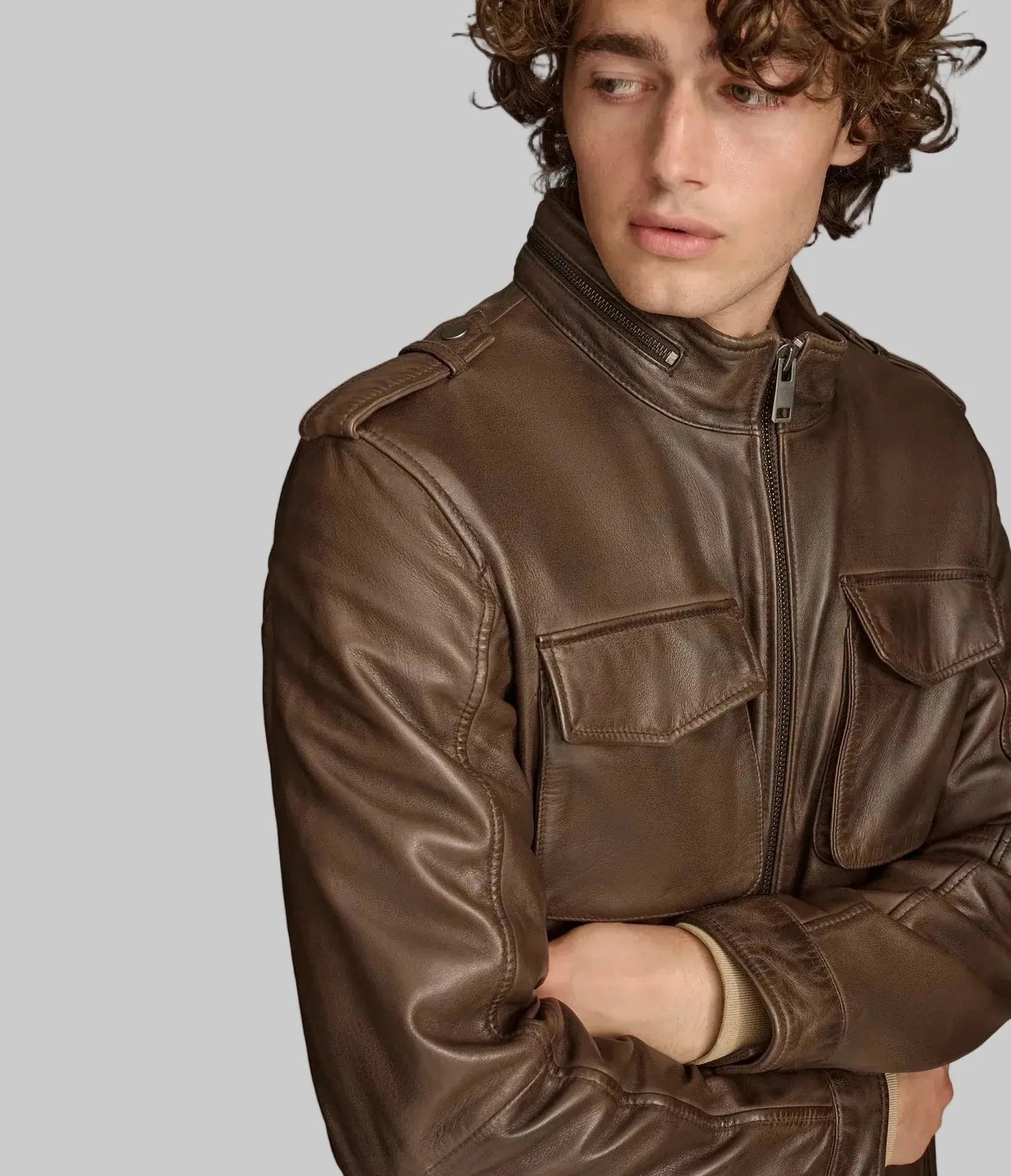 Heritage Field Jacket - masculine field jacket leathertex