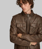 Heritage Field Jacket - masculine field jacket leathertex
