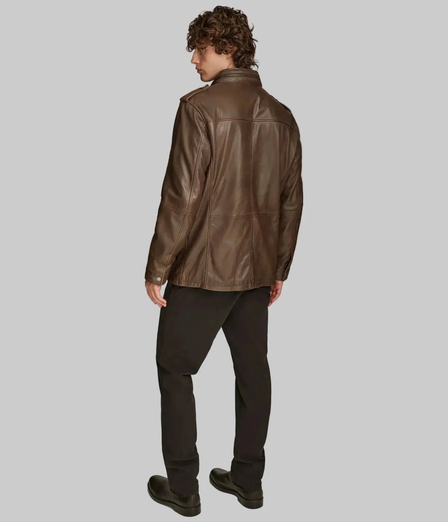Heritage Field Jacket - masculine field jacket leathertex