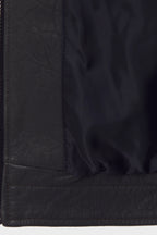 Apex Ribbed Biker Jacket leathertex