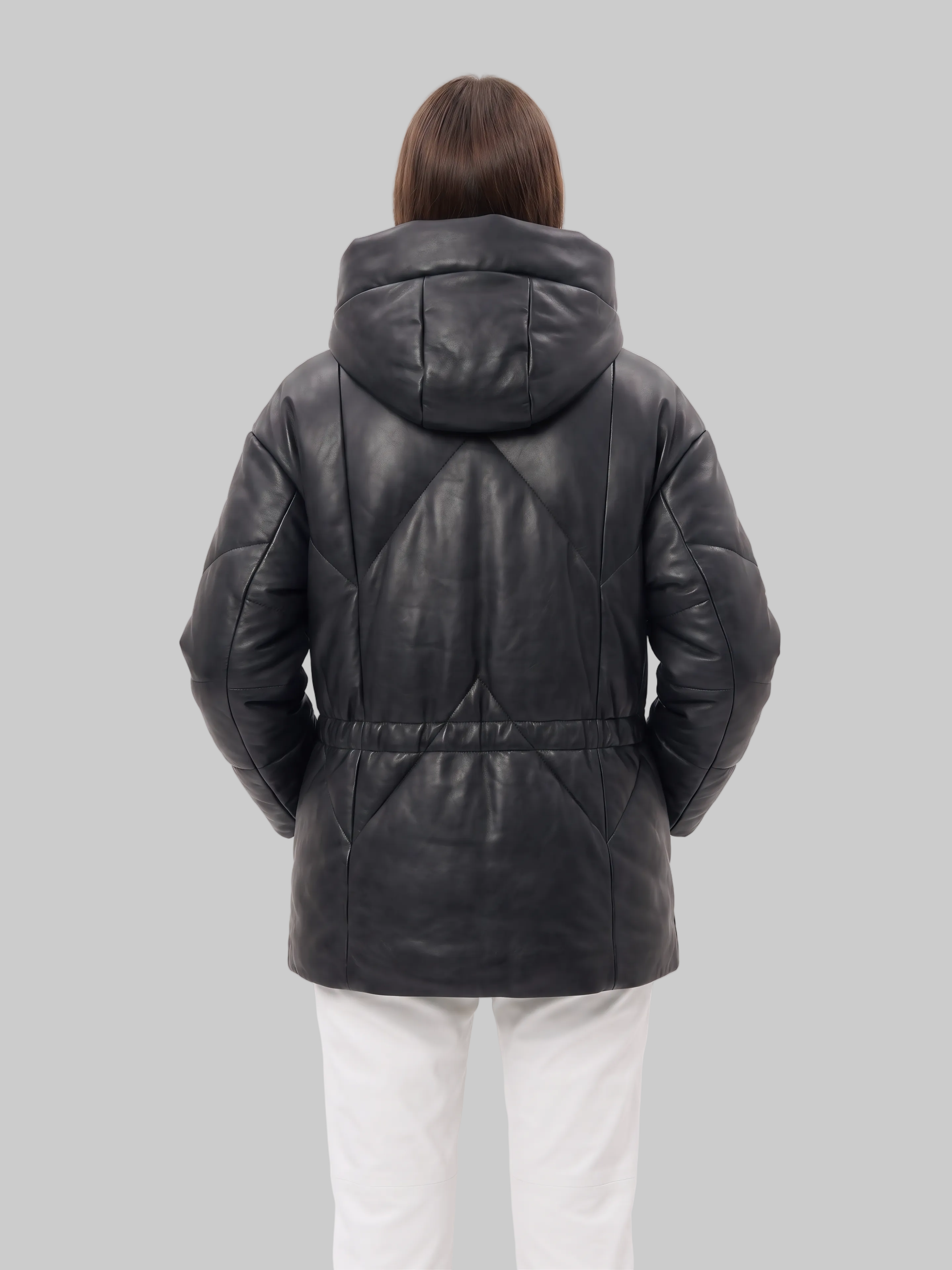 Oversized Quilted Winter Coat leathertex