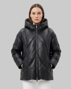 Oversized Quilted Winter Coat leathertex