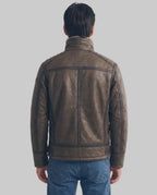 Shearling Bomber jacket - Mora leathertex