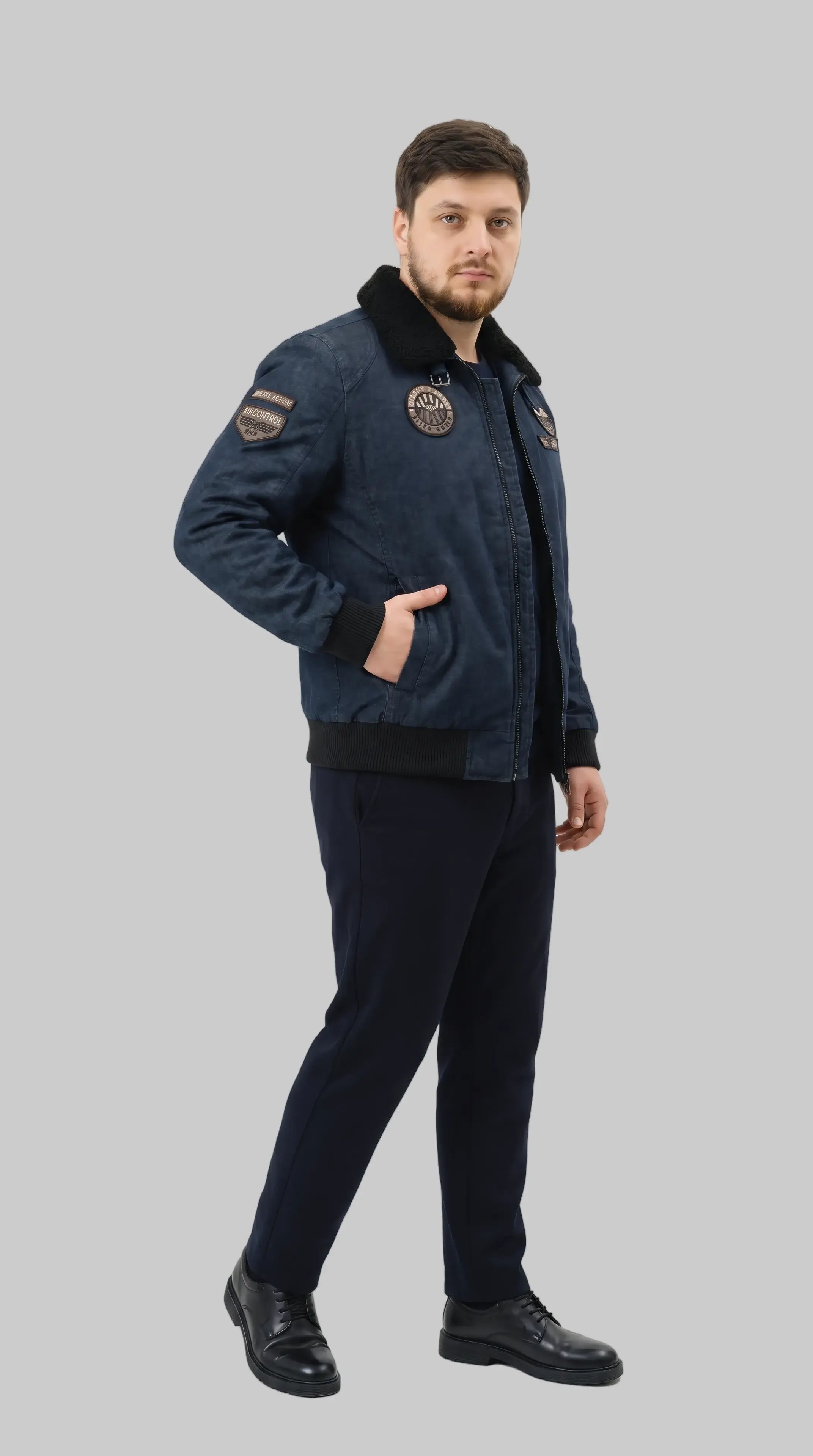 Chicago Denim Jacket leathertex