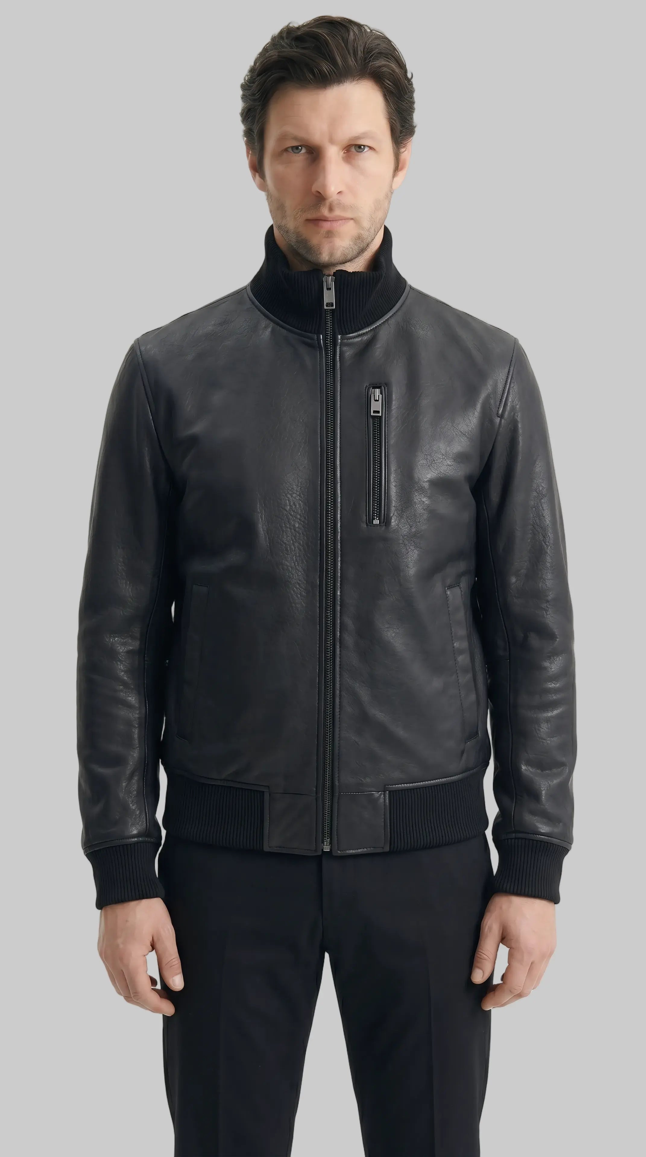 TASK-6 BOMBER JACKET leathertex
