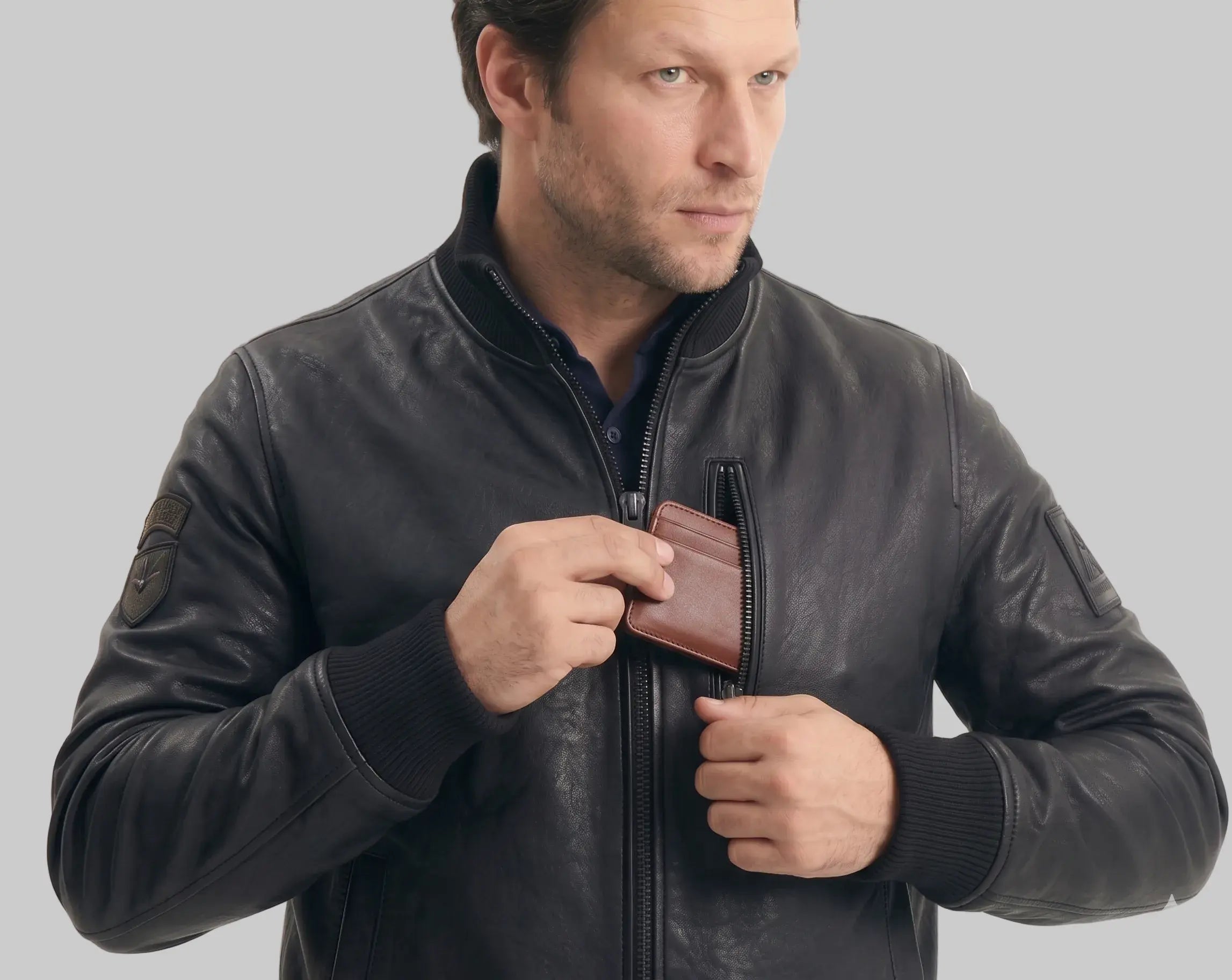 TASK-6 BOMBER JACKET leathertex