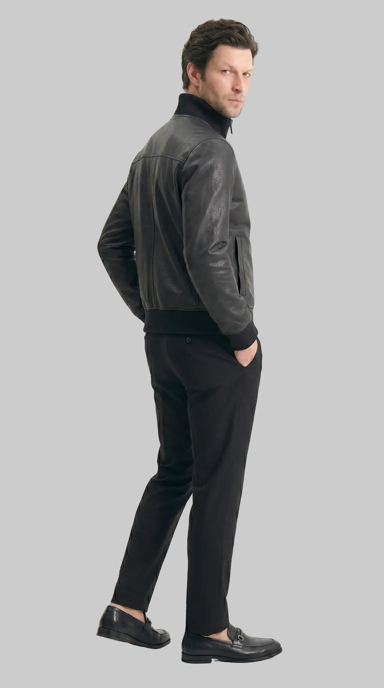 TASK-6 BOMBER JACKET leathertex